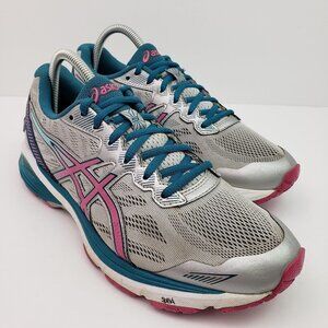 Asics GT-1000 5 Womens Silver Running Shoes